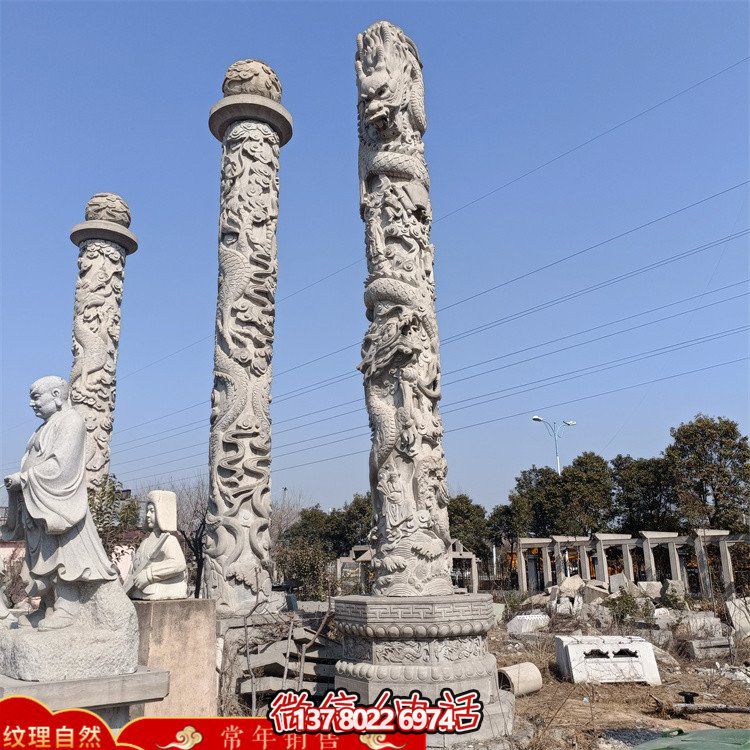精美石雕文化庭院，欣賞絢麗景觀