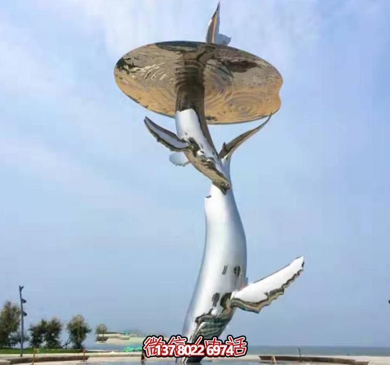 不銹鋼海豚雕塑,為戶(hù)外游泳添彩 不銹鋼海豚雕塑,為戶(hù)外游泳添彩