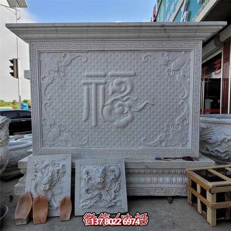 融合傳統(tǒng)文化，唯美經(jīng)典雕塑—中式影壁