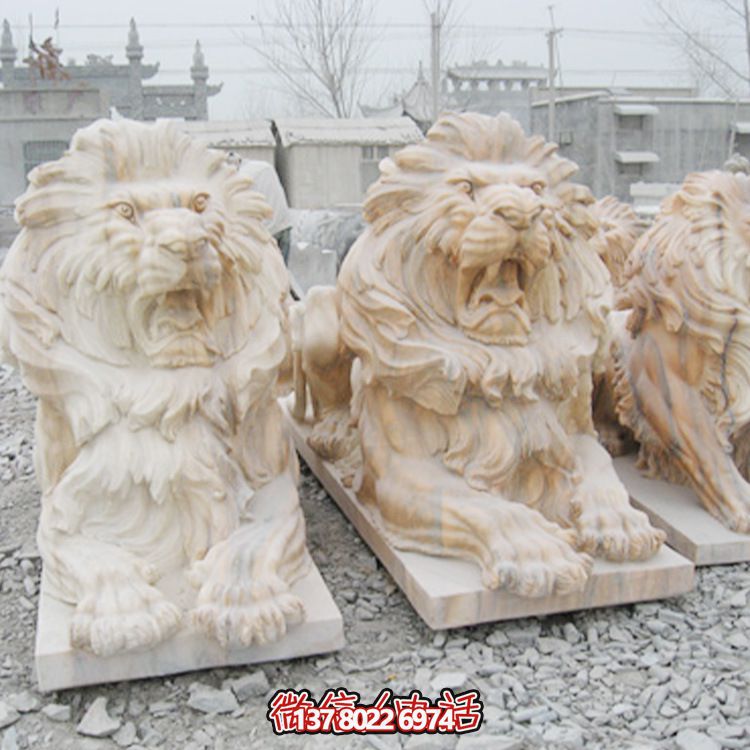 仿真獅子雕塑，為公園、動(dòng)物園帶來活力