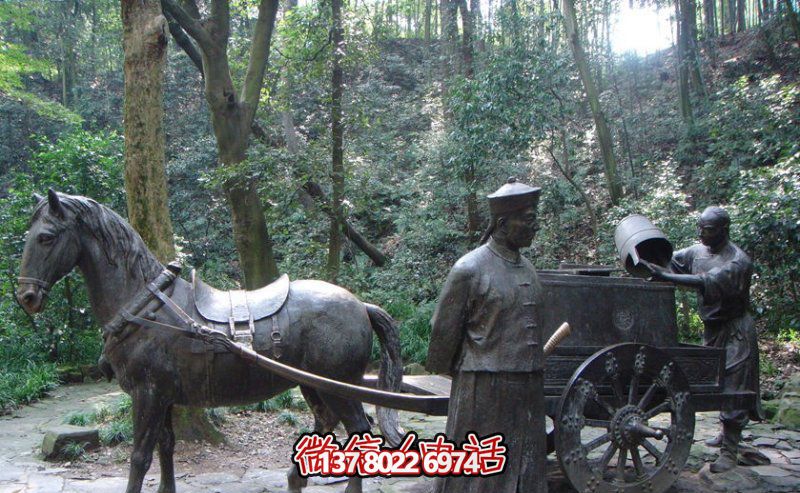 仿古青銅馬車(chē)雕塑,為景區(qū)商業(yè)街增添古典風(fēng)情 仿古青銅馬車(chē)雕塑,為景區(qū)商業(yè)街增添古典風(fēng)情