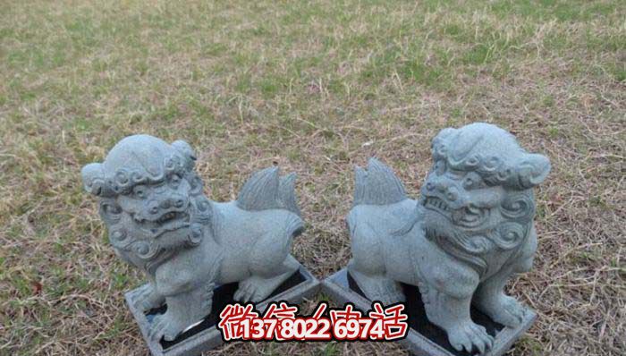 精美創意獅子大理石擺件，為戶外園林景觀增添更多美感